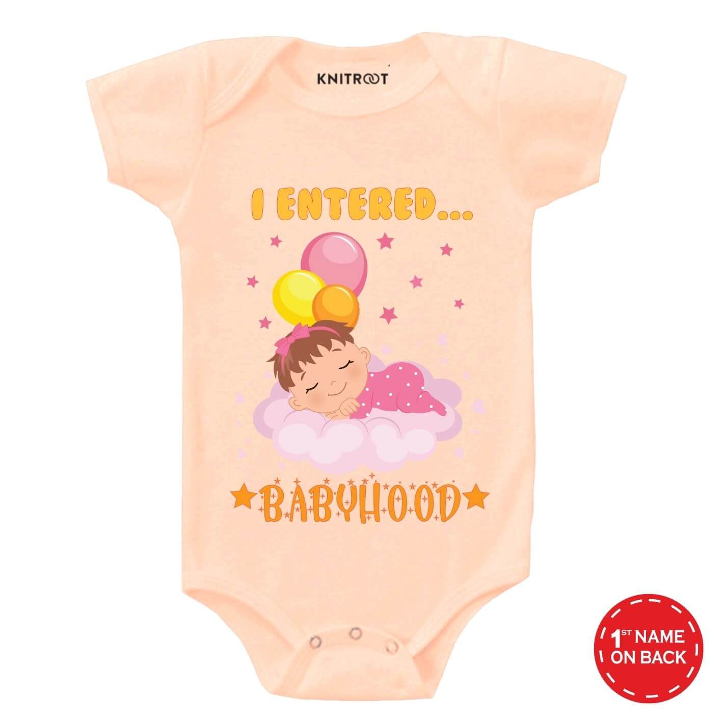 Entered Babyhood girl pe r