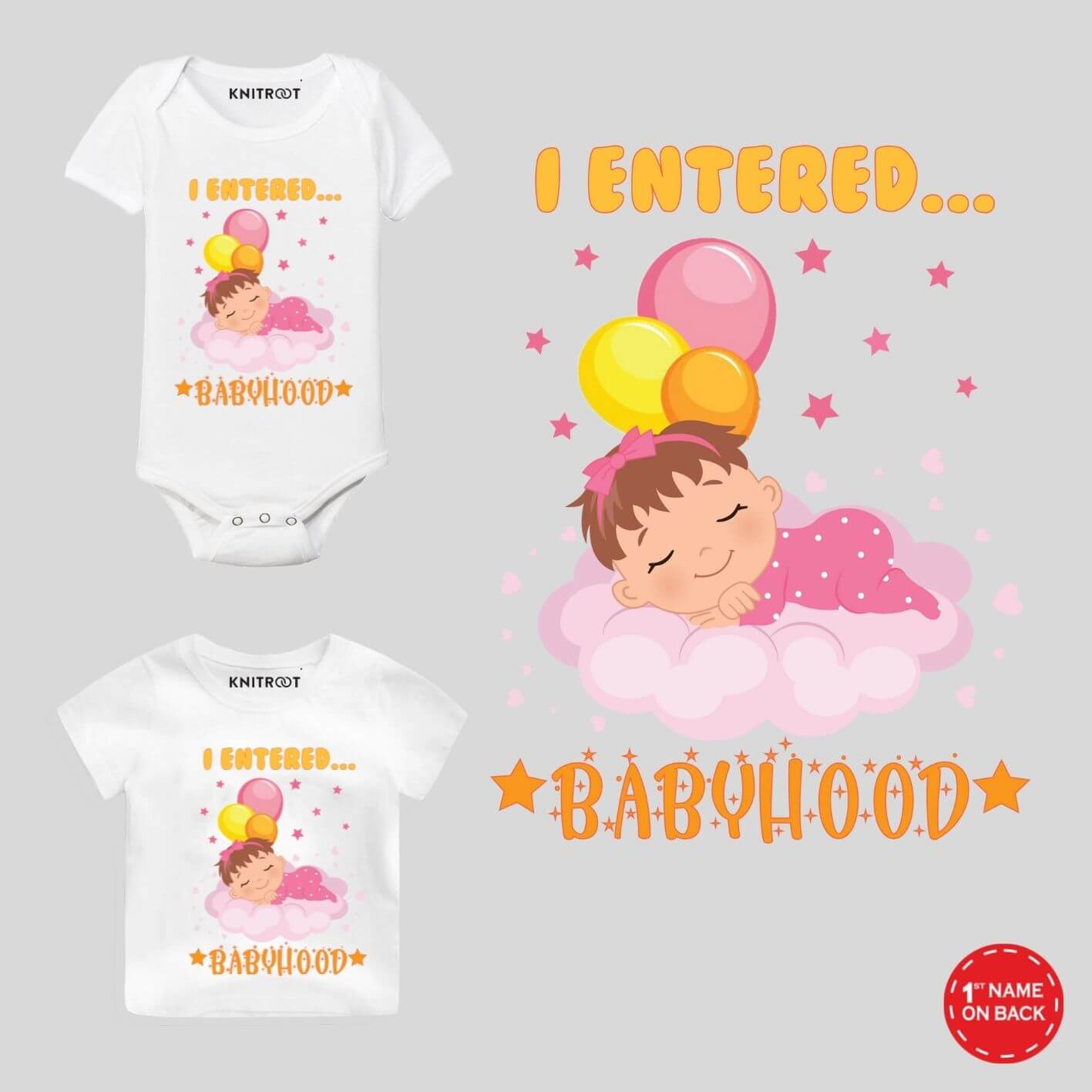 Entered Babyhood girl newborn baby outfits girl