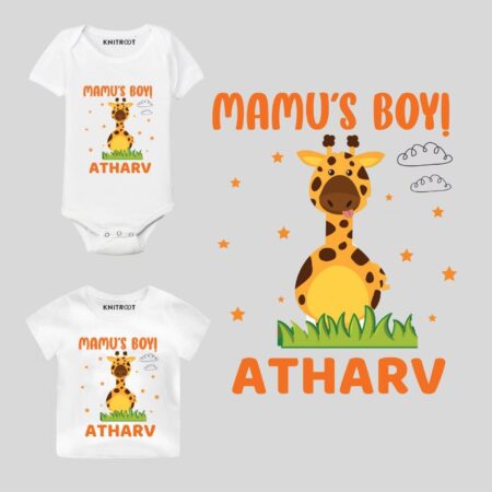 Mamu's Boy Baby Personalized Wear