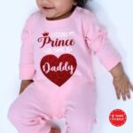 I Found My Prince Printed Baby Jumpsuit