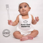 Junior Chef Onesie with Back Tie Up