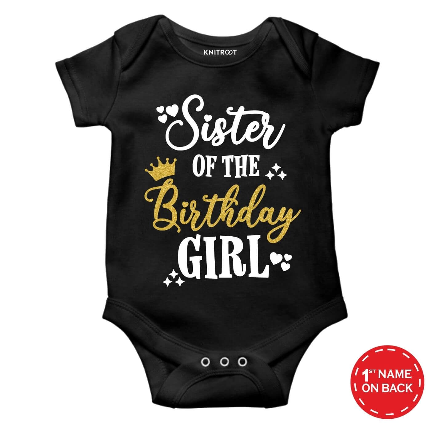 bday girl sis onesie