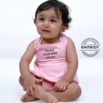 Baby Onesie with Back Tie Up