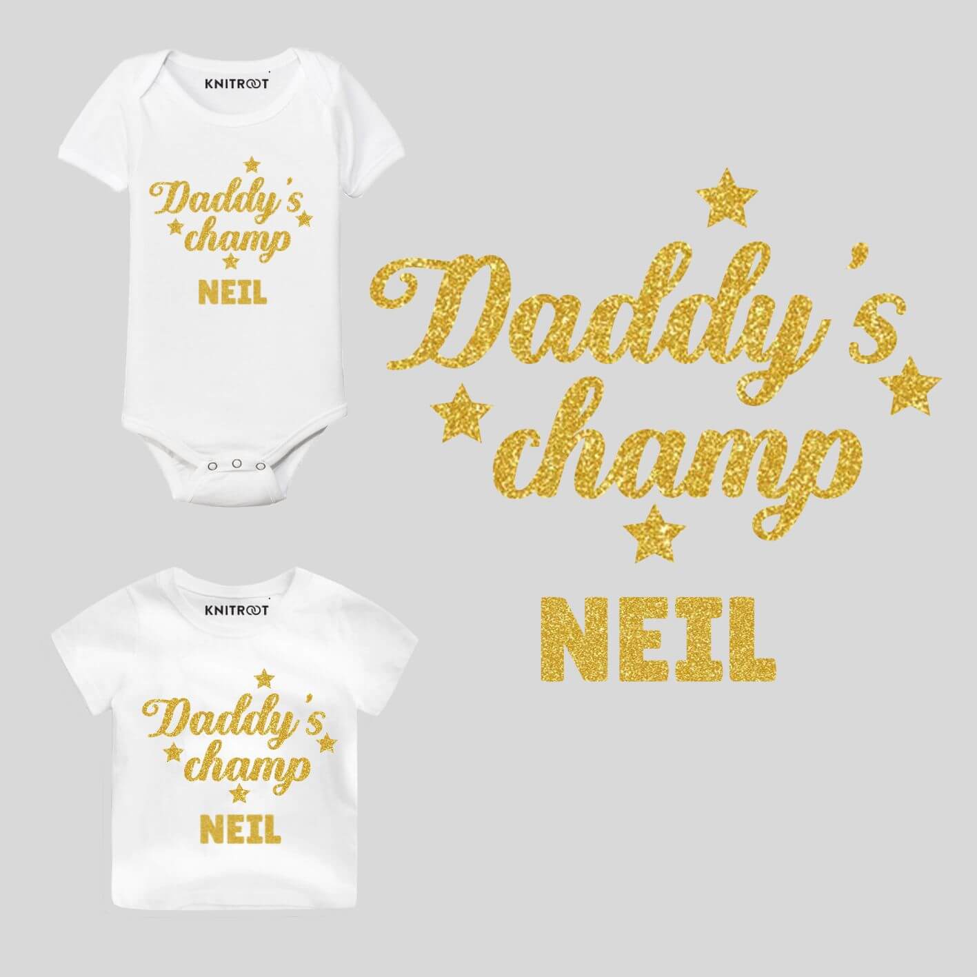 DADDY CHAMP CVR Daddy Champ Glitter Outfit