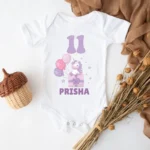11 Months Unicorn Design Baby Outfit