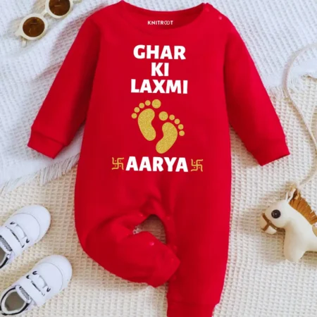 Diwali Jumpsuit for Baby Girls