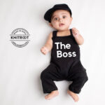 The Boss Dungaree Newborn Clothing