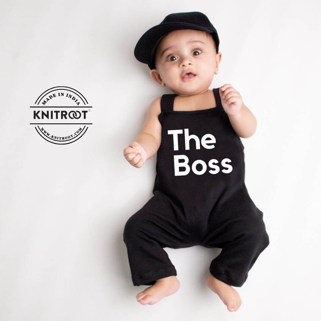 THE BOSS DUNGREE The Boss Dungaree Newborn Clothing