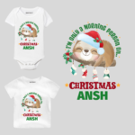 I'm only a morning person on christmas tshirt