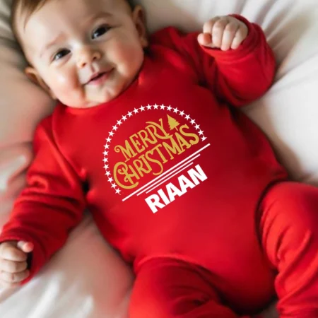 Merry Christmas Red Jumpsuit