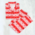 Reindeer Adult Christmas Pajama Set