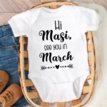Baby Name Announcement Popular Onesie