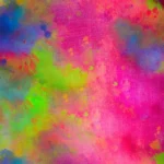 Multi Color Gulaal Print Fabric