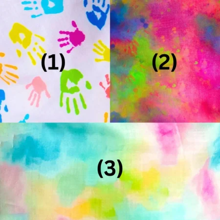 Hand Print Holi Fabric