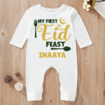 My first eid baby romper