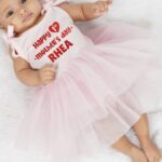 First Mother's Day Pink Tutu Onesie