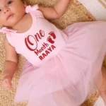 1 month customize cute tutu onesie