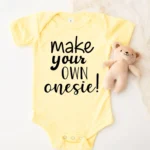 Yellow Fully Customized Onesie