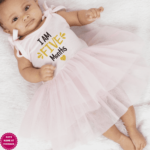 I Am Five Months Customize Tutu Onesie