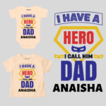 Cute Father's Day baby clothes
