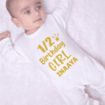 Girl's Half Birthday Jumpsuit