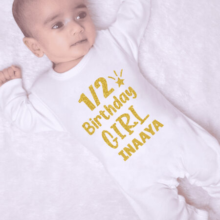 Girl's Half Birthday Jumpsuit
