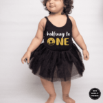 Cute Dress Half Way To One Tutu Onesie