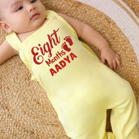 8 Months Customize Dungaree Outfit