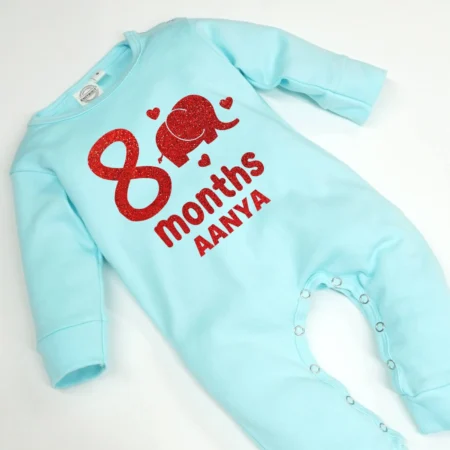 Glitter Eight Month Kid's Jumpsuit