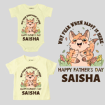 First Fathers Day Onesie Girl