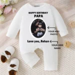 Papa Birthday Baby Jumpsuit