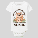 First Fathers Day Onesie Girl