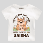 First Fathers Day Onesie Girl