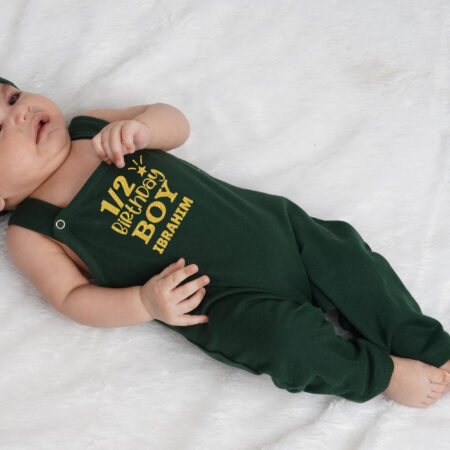 Boy's Half Birthday Dungaree