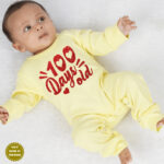 100 Days Old Red Glitter Jumpsuit