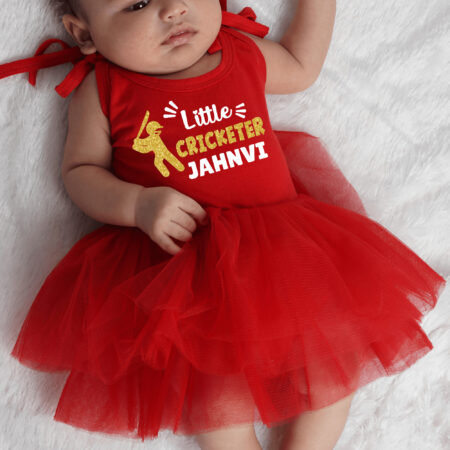 Little Cricketer Tutu Onesie