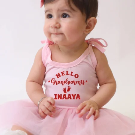 Hello Grandparents Tutu Onesie