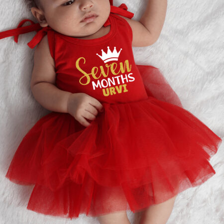 Seven Months Tutu Onesie