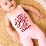 100 Days Old Customize Kid's Dungaree