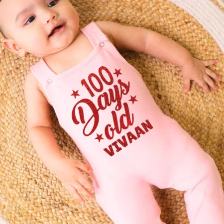 100 Days Old Customize Kid's Dungaree