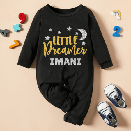 Little Dreamer Customize Name Jumpsuit