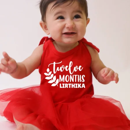 Twelve Months Tutu Onesie