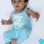 Happy 100 Days To Me Dungaree