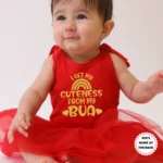 I Get My Cuteness From My Bua outfit tutu onesie