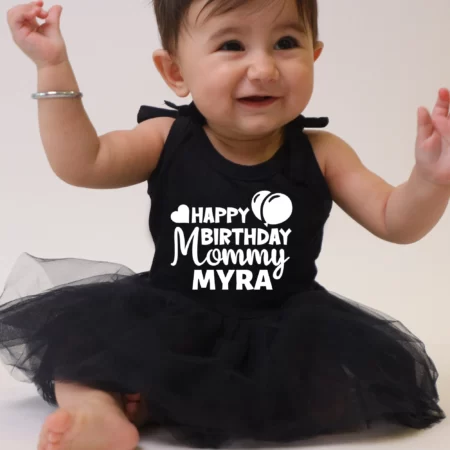 Happy Birthday Mommy tutu onesie outfit