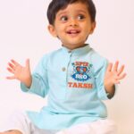 Super Bro Blue Kurta Set