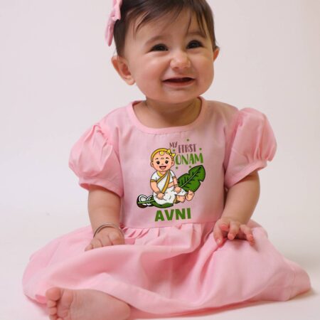 My First Onam Frock Set