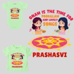 Onam is the time for pookalam outfit