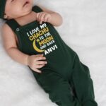 I Love My Chachu To The Moon & Back  Dungree Outfit