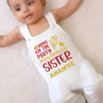 Bring On The Party Happy Birthday Sister Dungaree Outfit